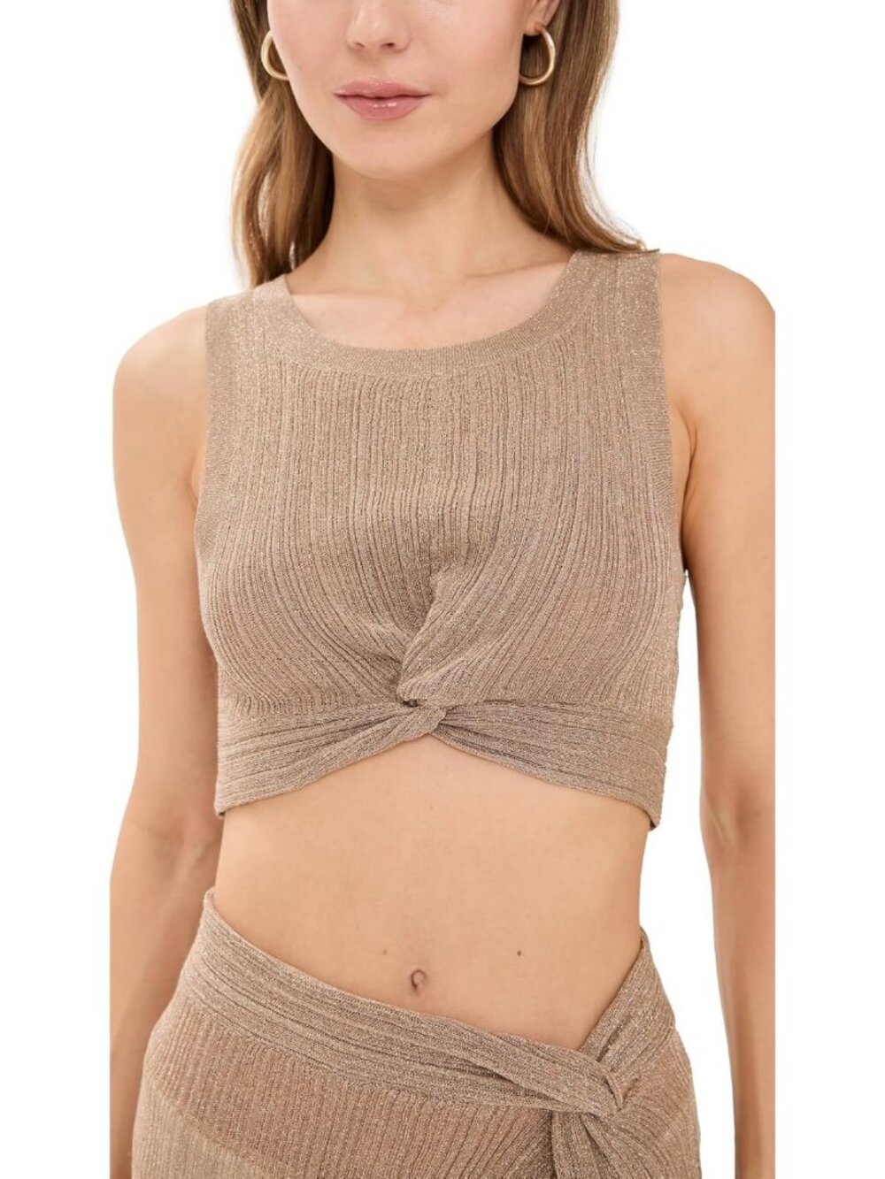 Chic Heart of Gold Women's Tank Top - Stylish, Comfortable, Perfect for Summer